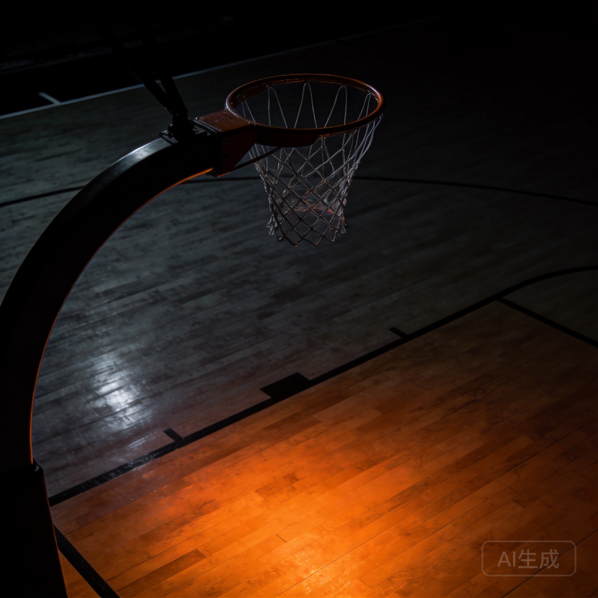 NBA比赛主题插画